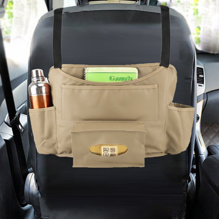 Car Auto Back Seat Drink Food Cup Bag Napkin Bag Multi-purpose Pouch Chair Back Pocket Multi-functional Car Storage Bags