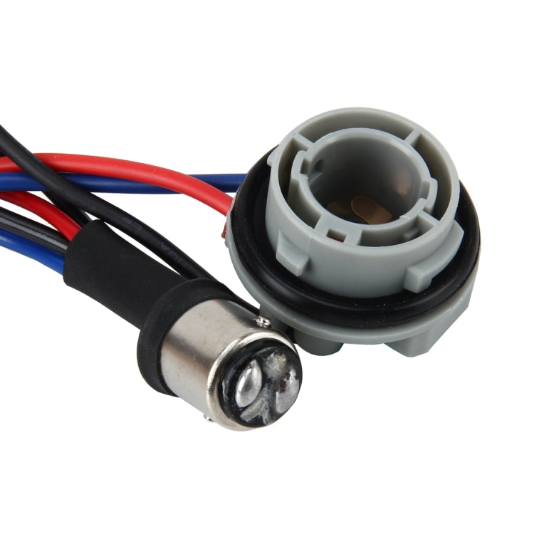 2 PCS 1157/BAY15D Car Canbus Error Canceller Decoder Load Resistor LED 50W 8 Ohm No Blinking Decoder Heat Resistance Aluminum Case Heat Sink High Power Metal Shell Resistance