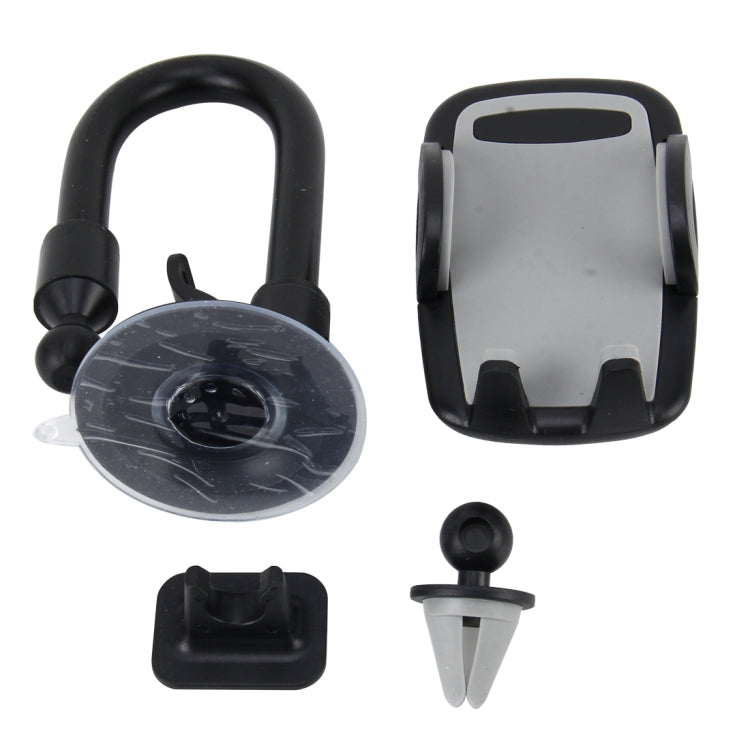 Universal Phone Holder Stand Mount, Clip Width: 47-95mm, For iPhone, Samsung, LG, Nokia, HTC, Huawei, and other Smartphones