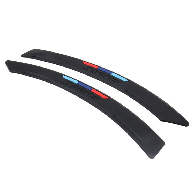 2 PCS Universal Car Plastic Anti-collision Sticker Car Door Rub Bumper Strip Auto Guards Side Doors Scratch Stickers Protector