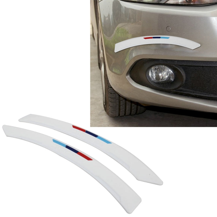 2 PCS Universal Car Plastic Anti-collision Sticker Car Door Rub Bumper Strip Auto Guards Side Doors Scratch Stickers Protector