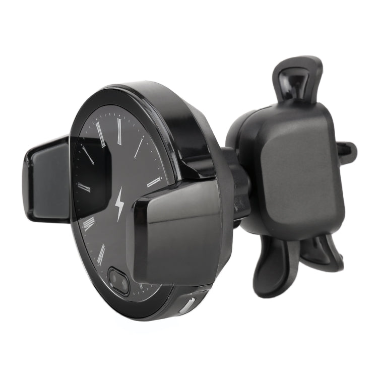 Clock Pattern Car Mobile Phone Wireless Charger Holder