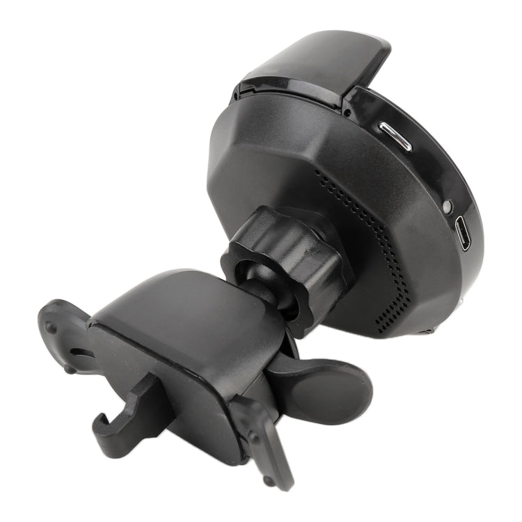 Clock Pattern Car Mobile Phone Wireless Charger Holder