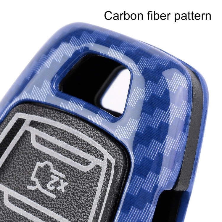 Carbon Fiber Texture Car Key Protective Cover Folding Key Accessories for Chevrolet Cruze 2018