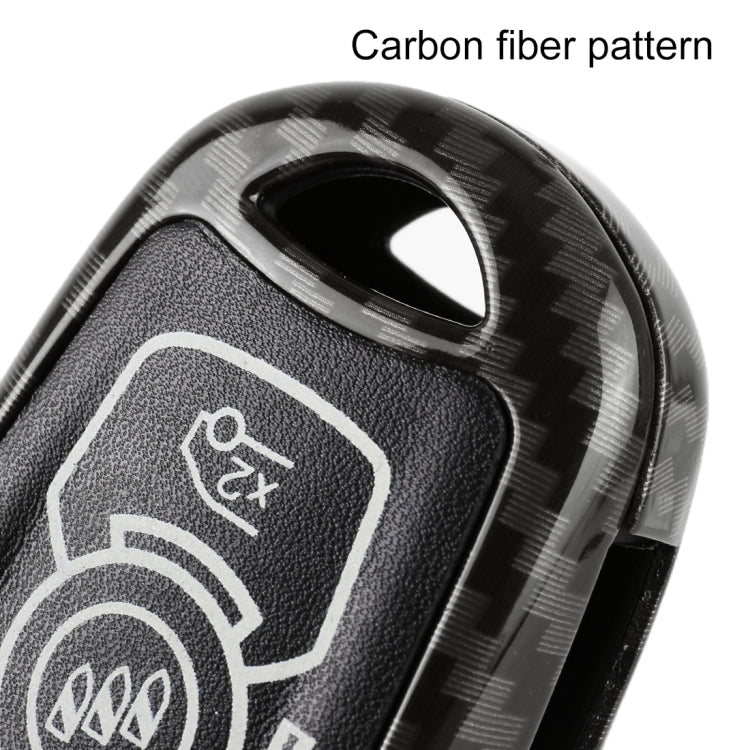 Carbon Fiber Texture Car Key Protective Cover for Buick Verano