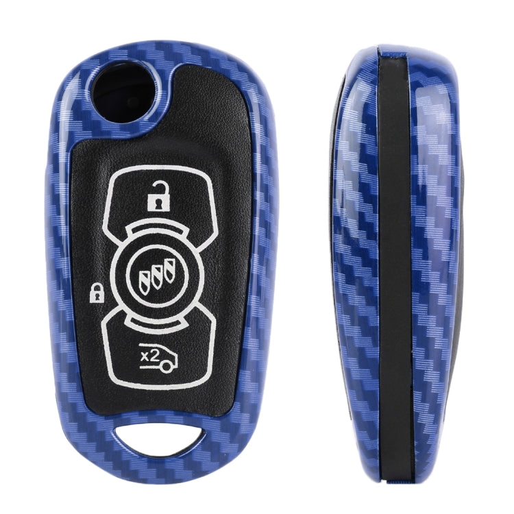 Carbon Fiber Texture Car Key Protective Cover for Buick Verano