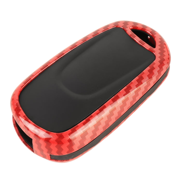 Carbon Fiber Texture Car Key Protective Cover for Buick Verano