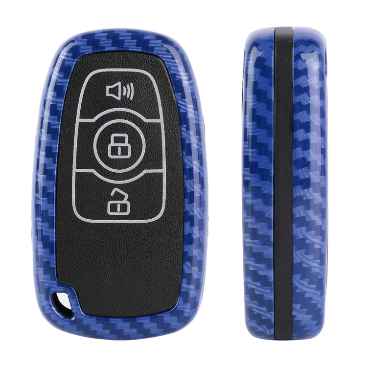 Carbon Fiber Texture Car Key Protective Cover for Haval H6
