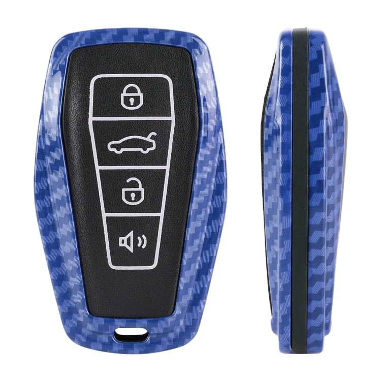 Carbon Fiber Texture Car Key Protective Cover for Geely A06
