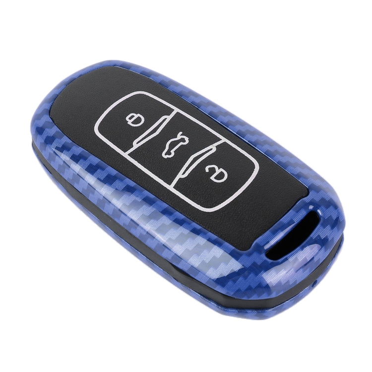 Carbon Fiber Texture Car Key Protective Cover for Geely Emgrand