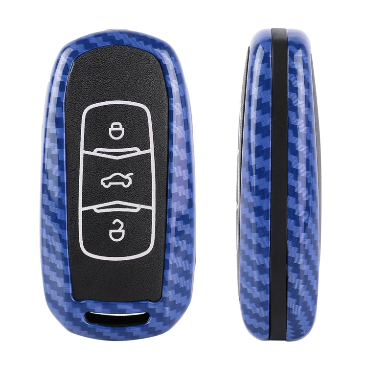 Carbon Fiber Texture Car Key Protective Cover for Geely Emgrand