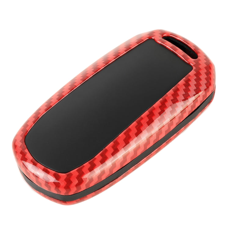 Carbon Fiber Texture Car Key Protective Cover for Geely Emgrand