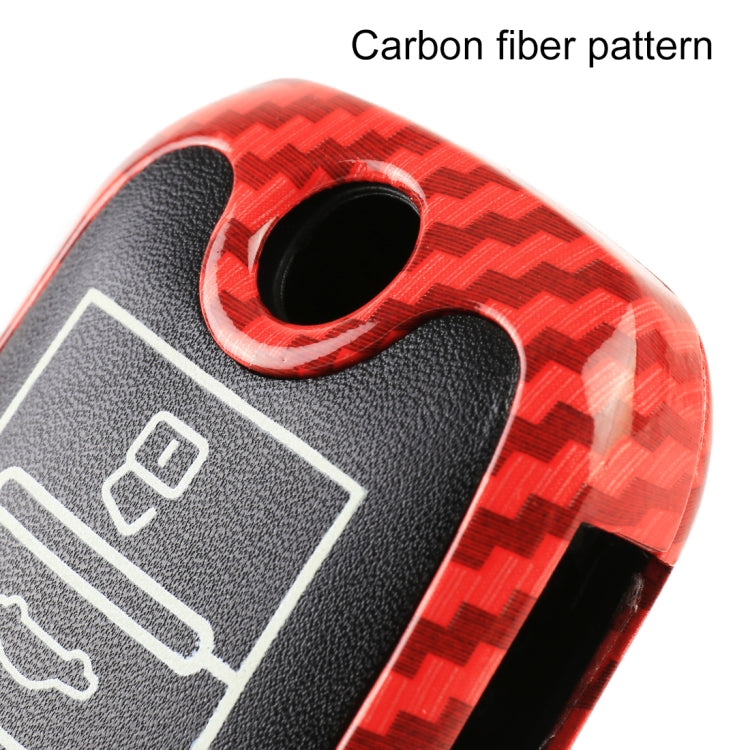 Carbon Fiber Texture Car Key Protective Cover for ROEWE RX5