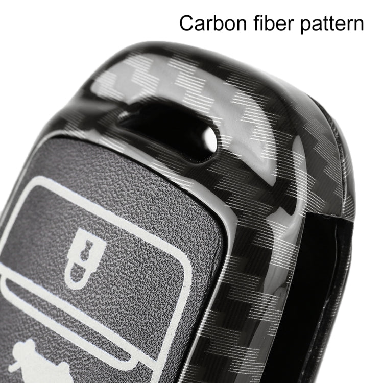 Carbon Fiber Texture Car Key Protective Cover for CHANGAN Folding