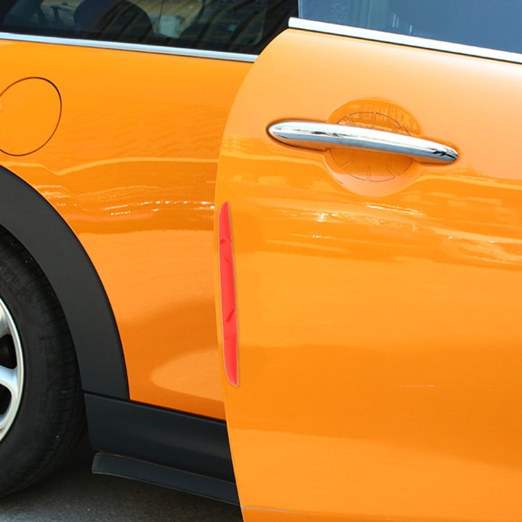 6 PCS Universal Car Door Anti-collision Strip Protection Guards Silicon Trims Stickers