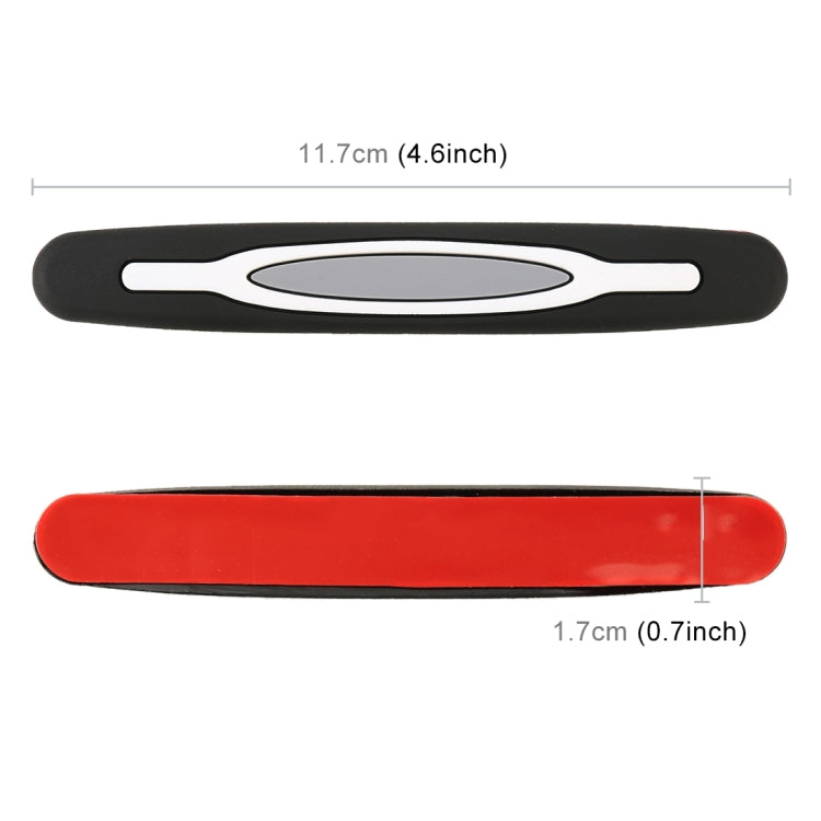 4 PCS Universal Car Door Anti-collision Strip Protection Guards Thicken Silicon Trims Stickers