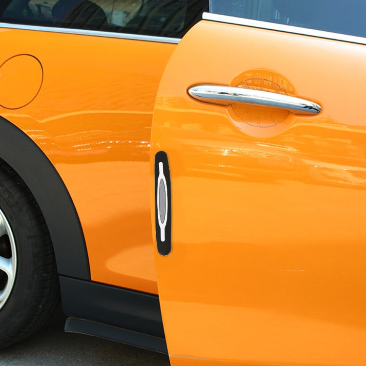 4 PCS Universal Car Door Anti-collision Strip Protection Guards Thicken Silicon Trims Stickers