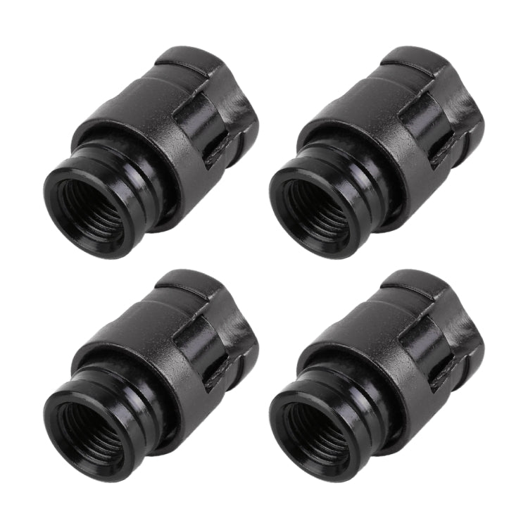 4 PCS Valve Shape Gas Cap Mouthpiece Cover Tire Cap Car Tire Valve Caps