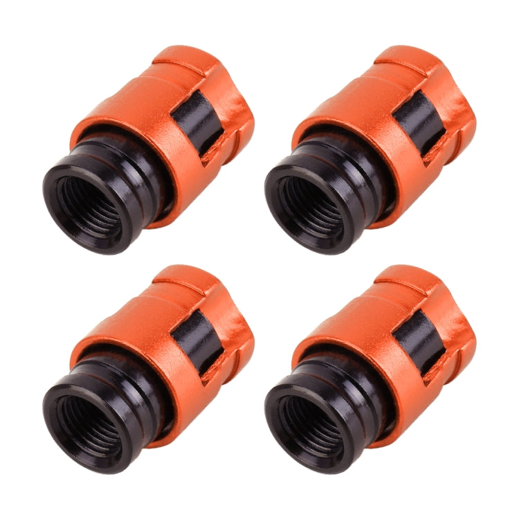 4 PCS Valve Shape Gas Cap Mouthpiece Cover Tire Cap Car Tire Valve Caps