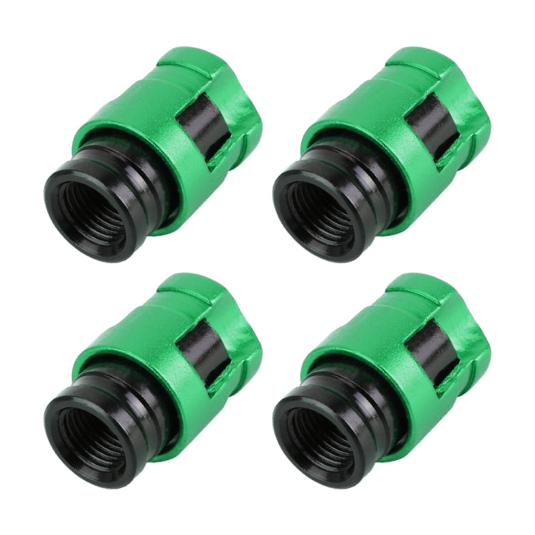 4 PCS Valve Shape Gas Cap Mouthpiece Cover Tire Cap Car Tire Valve Caps