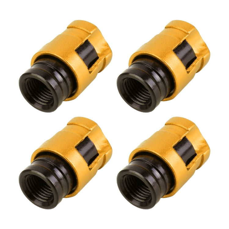 4 PCS Valve Shape Gas Cap Mouthpiece Cover Tire Cap Car Tire Valve Caps