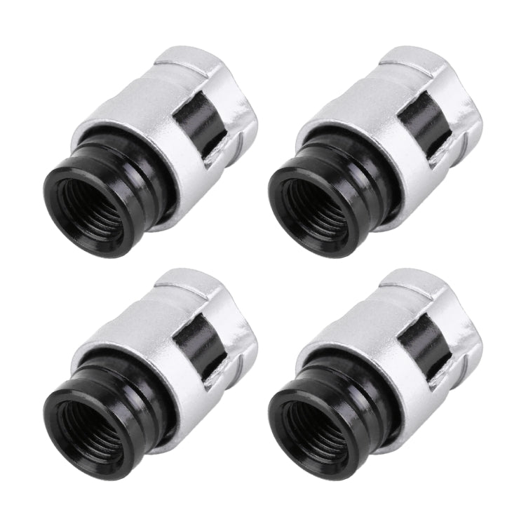 4 PCS Valve Shape Gas Cap Mouthpiece Cover Tire Cap Car Tire Valve Caps