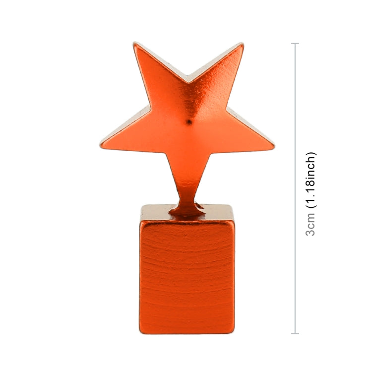 4 PCS Star Shape Gas Cap Mouthpiece Cover Tire Cap Car Tire Valve Caps