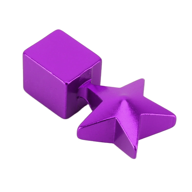 4 PCS Star Shape Gas Cap Mouthpiece Cover Tire Cap Car Tire Valve Caps