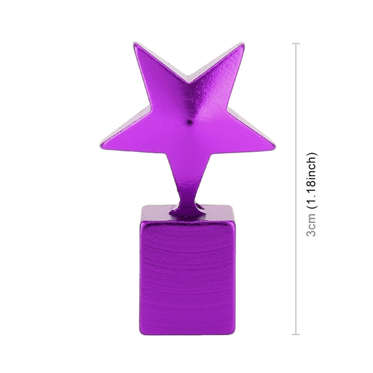 4 PCS Star Shape Gas Cap Mouthpiece Cover Tire Cap Car Tire Valve Caps