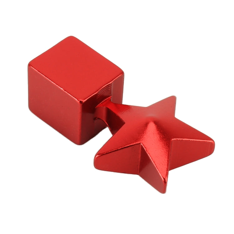 4 PCS Star Shape Gas Cap Mouthpiece Cover Tire Cap Car Tire Valve Caps