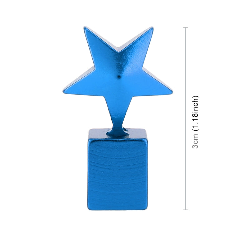 4 PCS Star Shape Gas Cap Mouthpiece Cover Tire Cap Car Tire Valve Caps