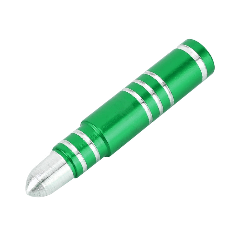 4 PCS Long Bullet Shape Gas Cap Mouthpiece Cover Tire Cap Car Tire Valve Caps