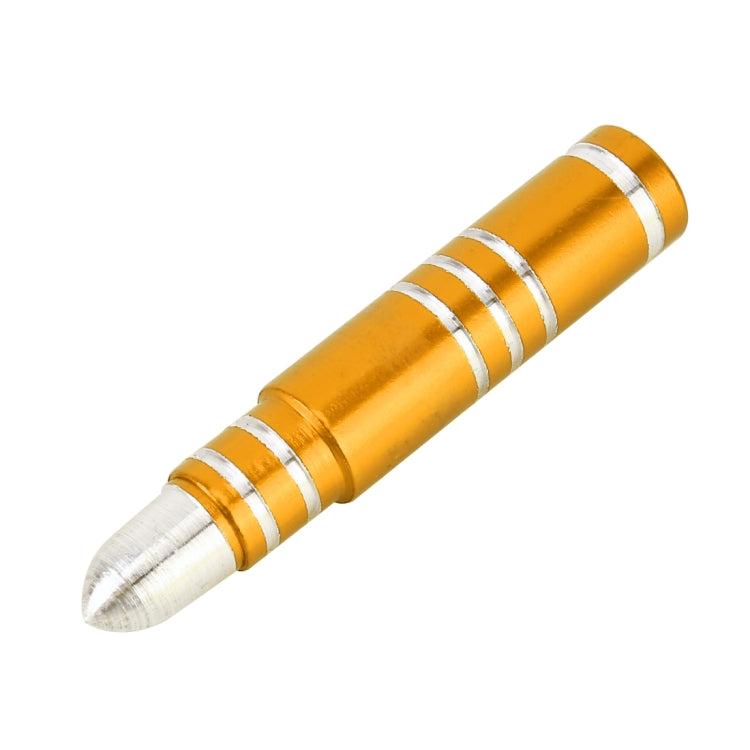 4 PCS Long Bullet Shape Gas Cap Mouthpiece Cover Tire Cap Car Tire Valve Caps