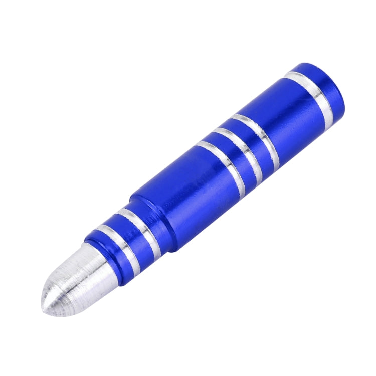 4 PCS Long Bullet Shape Gas Cap Mouthpiece Cover Tire Cap Car Tire Valve Caps