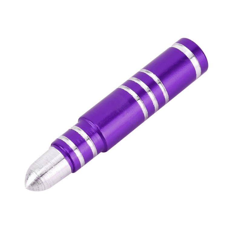 4 PCS Long Bullet Shape Gas Cap Mouthpiece Cover Tire Cap Car Tire Valve Caps