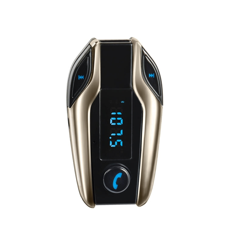 XINK XK-750 Multifunctional Bluetooth Vehicular FM Transmitter and USB Car Charger MP3 Player Support USB SD TF Carte for iPhone 6s & 6s Plus, Galaxy Note 5 & S6 Edge+, and Most Bluetooth Mobile Devices