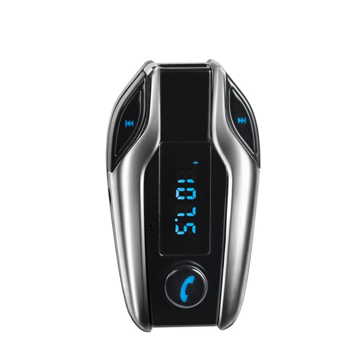 XINK XK-750 Multifunctional Bluetooth Vehicular FM Transmitter and USB Car Charger MP3 Player Support USB SD TF Carte for iPhone 6s & 6s Plus, Galaxy Note 5 & S6 Edge+, and Most Bluetooth Mobile Devices