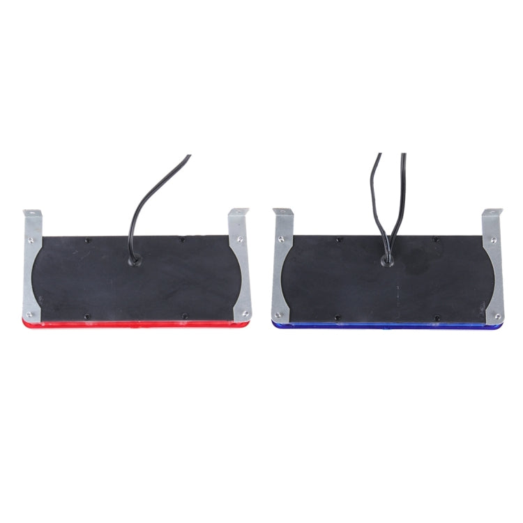 10W 44 LEDs Red Light + Blue Light Flashing Strobe Light Warning Light, DC 12V, Wire Length: 80cm