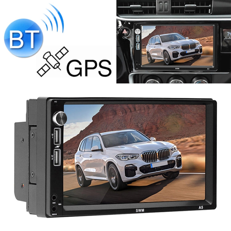 A5 7 inch HD Universal Car Android 8.1 Radio Receiver MP5 Player, Support FM & GPS & Bluetooth & Phone Mirror Link