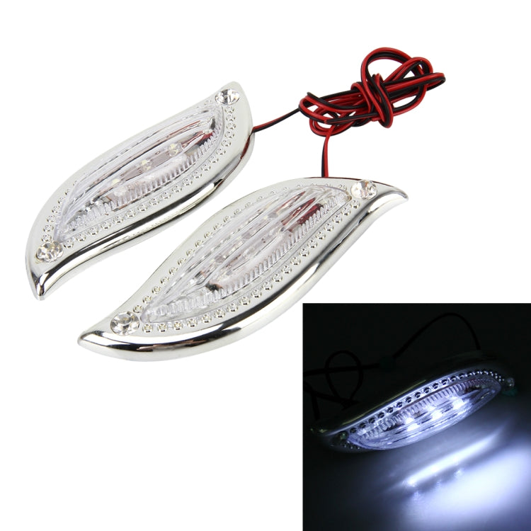 1 Pair Steering Light Side Lamp DC12V Blade Shape Auto Car LED Side Lights Marker Turn Signal Lights