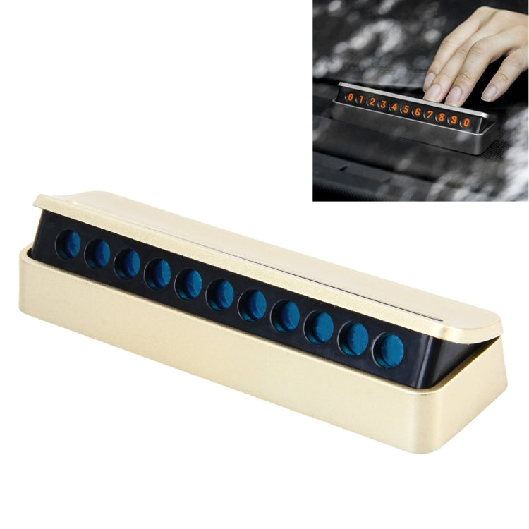 Temporary Parking Card Drawer Plate Styling Phone Number Sticker Display Card