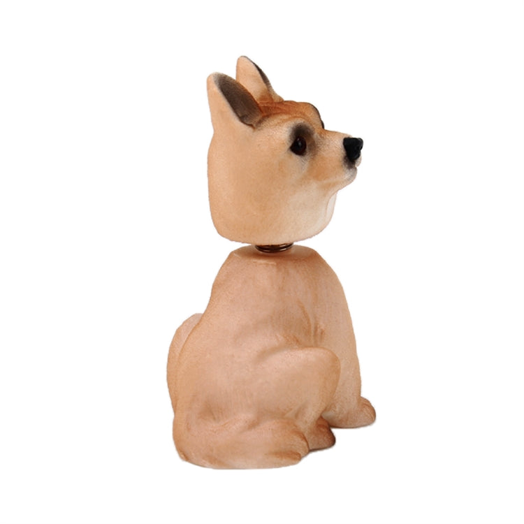 Car Interior Simulation Shaking Head Toy Swinging Puppy Dog Self Adhesive Decor Ornament