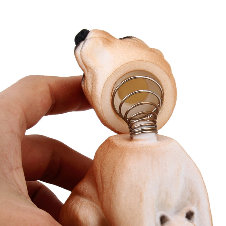 Car Interior Simulation Shaking Head Toy Swinging Puppy Dog Self Adhesive Decor Ornament