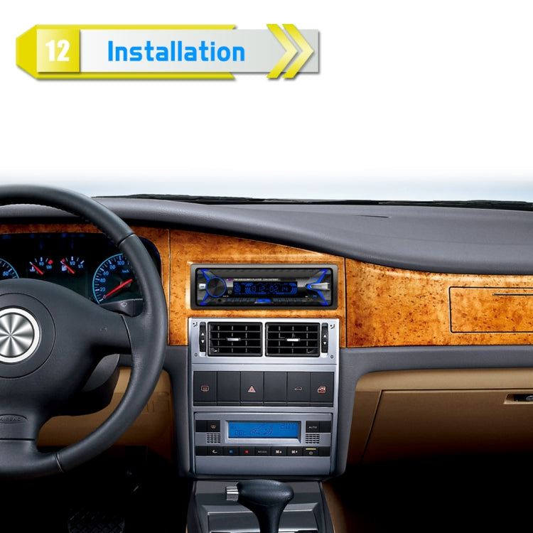 D4785 Car Audio FM Radio Stereo Receiver Bluetooth Call Music MP3 Player, Support USB / SD Card / AUX, with 7 Colors Light