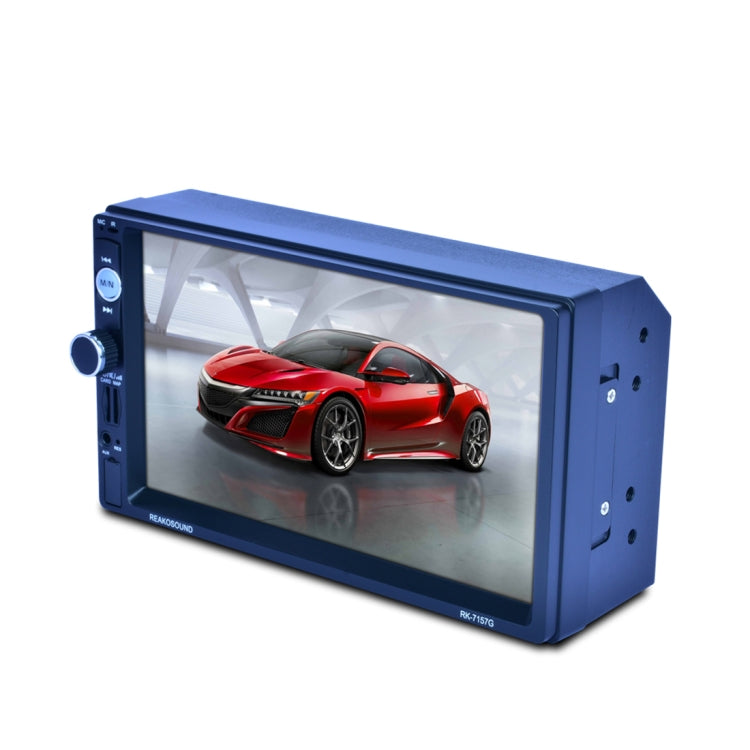 7157G Double Din 7 inch Touchscreen Car Radio Receiver MP5 Player, Support Rear View & AM FM RDS & Bluetooth & U-disk TF Card & GPS