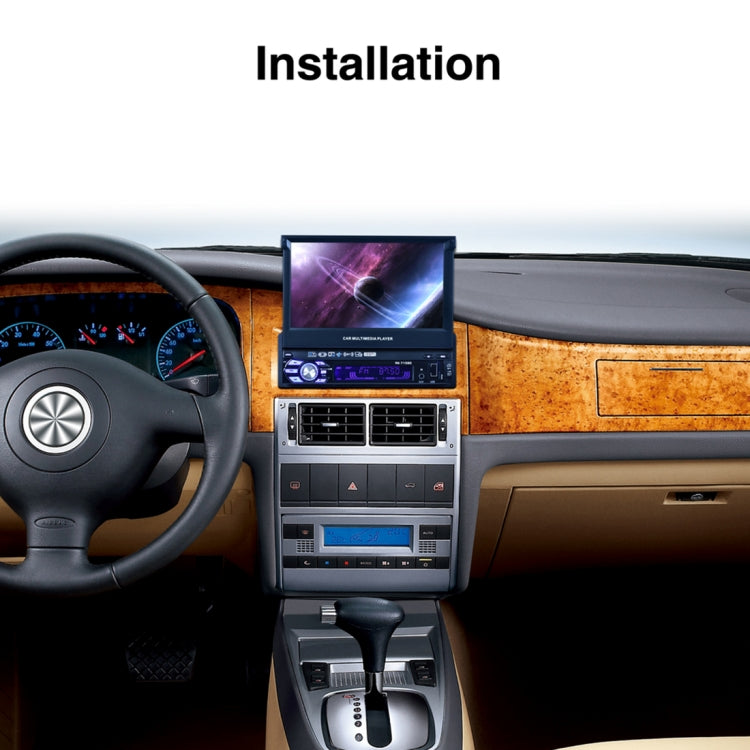 RK-7158G HD 7 inch Single Din Car MP3 MP5 Player GPS Navigation Bluetooth Touch Stereo Radio, with Rear View Function