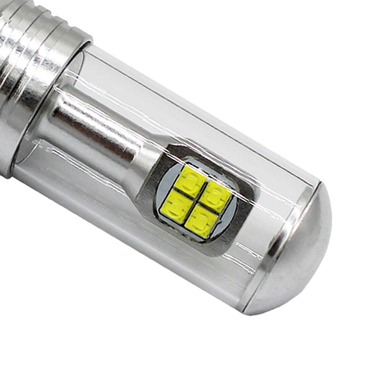 Motorcycle Headlights 750LM 6000K White H6/BA20D 40W 8-LED Bulbs, DC 12-24V