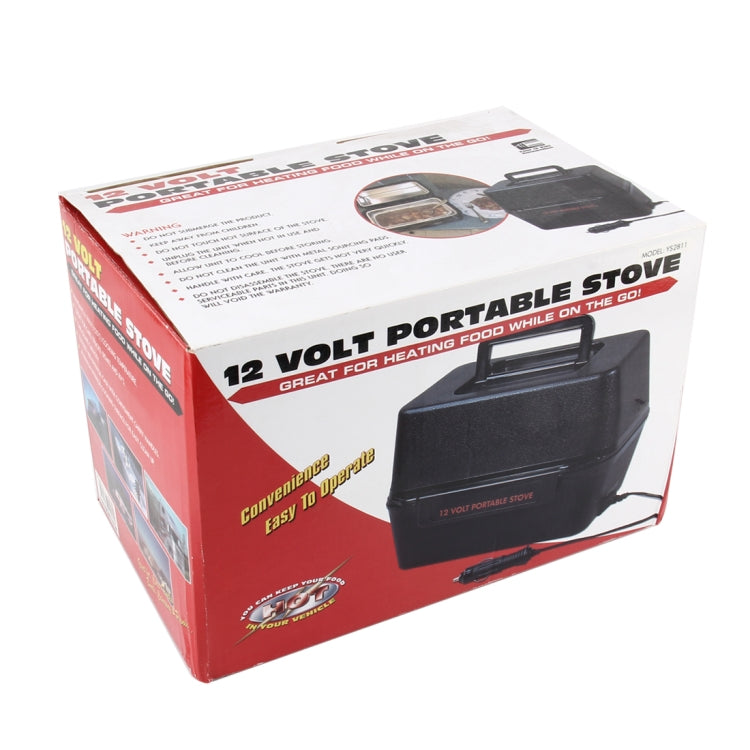 2L Car Plug Lunch Box Heated Camping Boating 12V Portable Stove with Power Socket of Vehicle