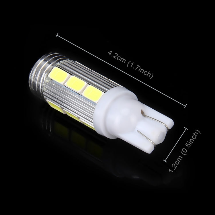 2 PCS T10/W5W/194/501 1.5W 90LM 6000K Car Clearance Lamp Marker Light with 5630 14-SMD LED, DC 12V-24V