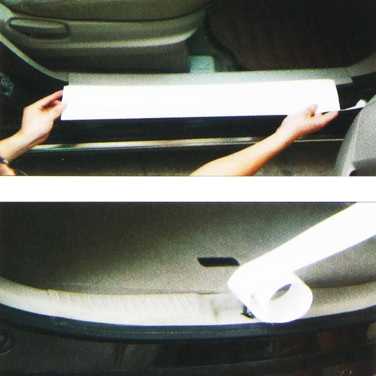 4 PCS Car Front Back Bumper Clear Paint Protection Wrap Vinyl Film, Size: 14*30cm